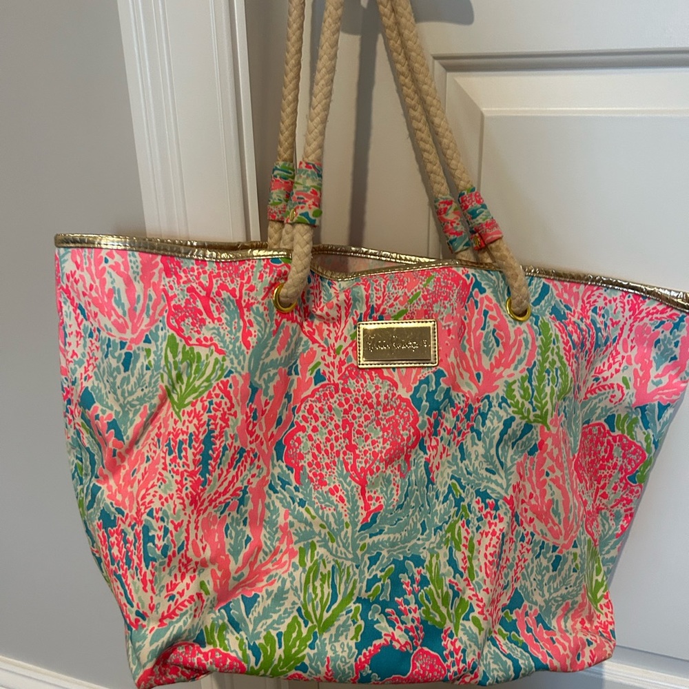 Lilly Pulitzer Beach Bag - like new